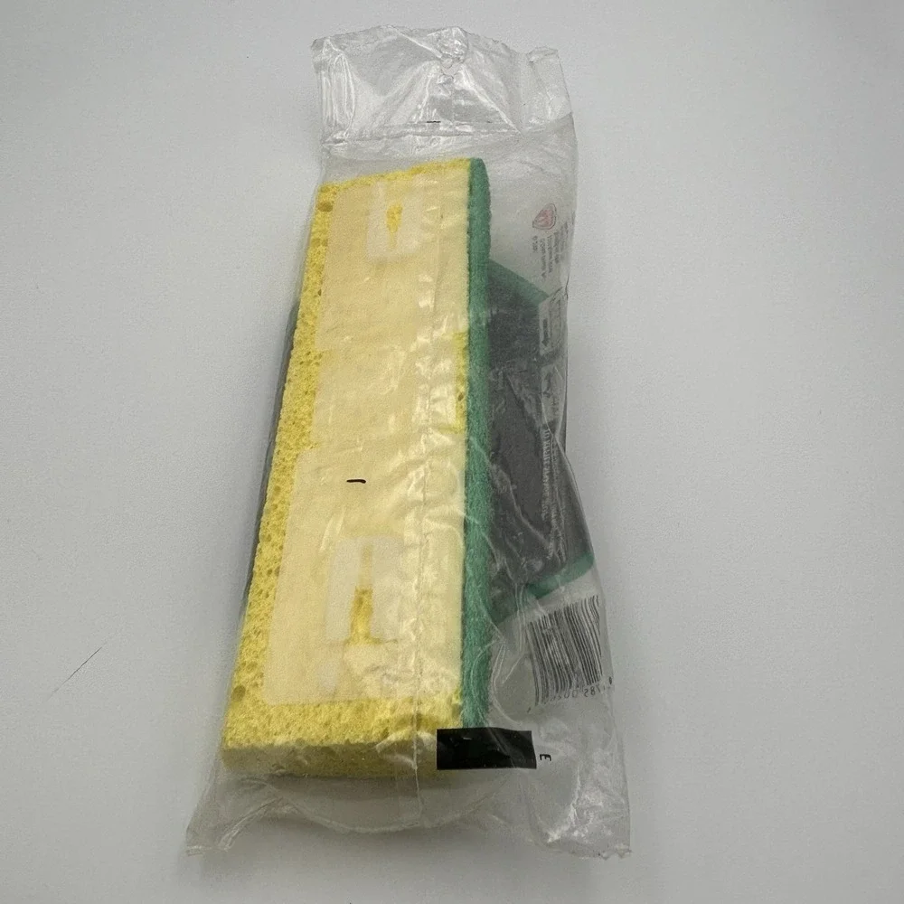 O-Cedar Yellow Cellulose Sponge Mop Refill‎ Power Strip Extra Squeeze NEW NOS
